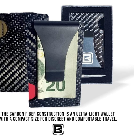 Carbon Fiber Slim Wallet - Picture 5 of 5